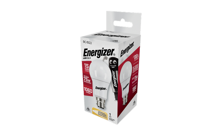 Energizer Led  GLS Life Warm White 15000 Hrs  - 11.6 W B22
