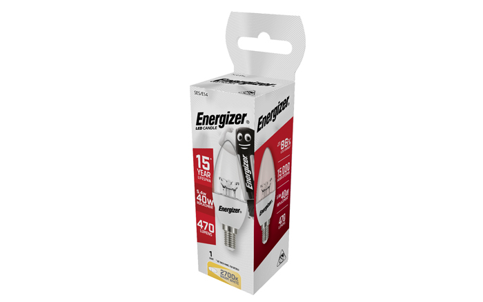 Energizer Led Candle Clear Day Light Life 15000 Hr - 6 W E14