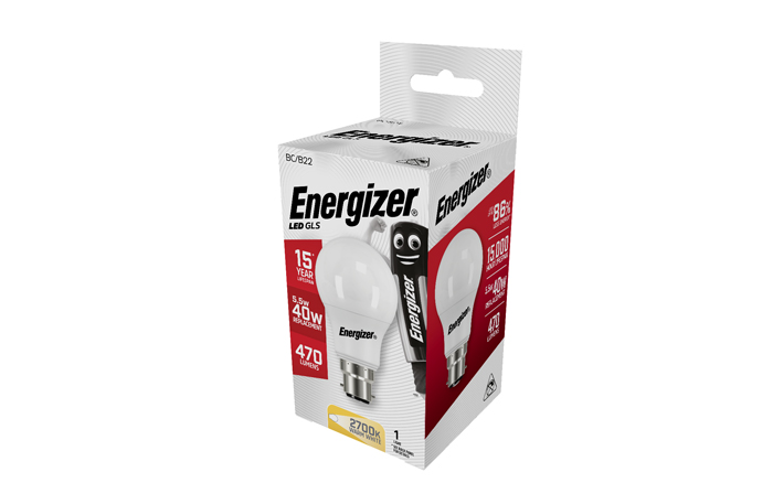 Energizer Led GLS Life Warm White 15000 Hrs - 5.6 W  B22