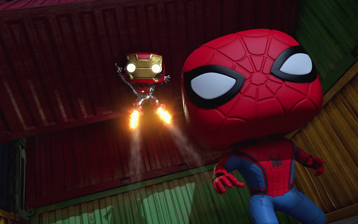 Spiderman and Iron man - Funko Pop Figures