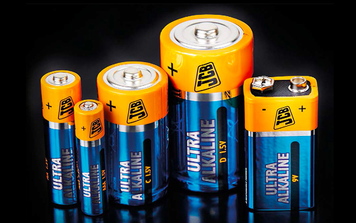 JCB Ultra Alkaline Batteries