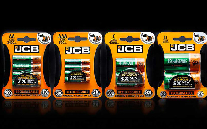 JCB Rechargeable Batteries