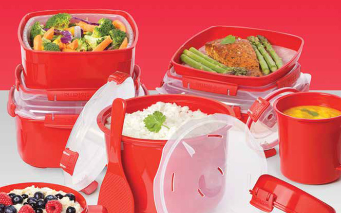 Sistema Microwave - food safe storage containers