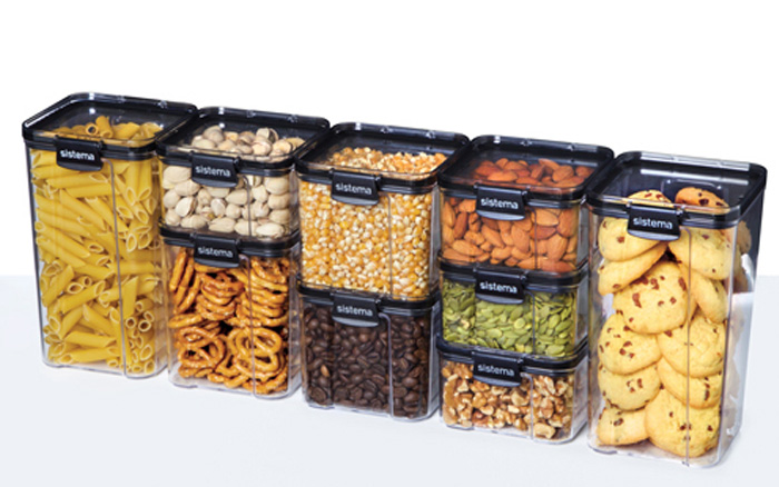 Sistema Tritan Ultra clear food storage containers