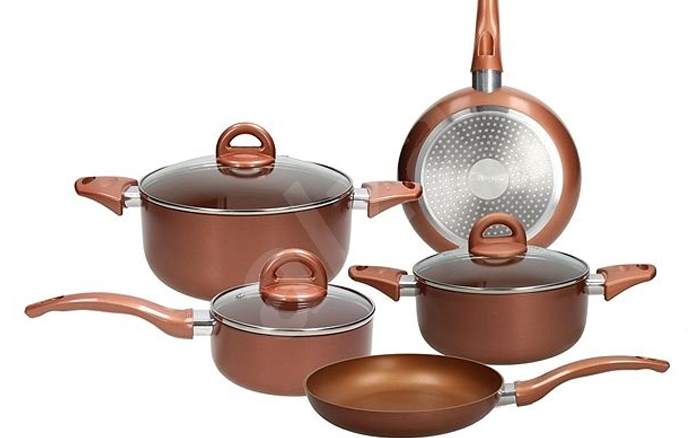 Tognana Copper & Charcoal Cookware Set