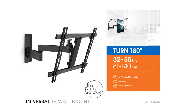 Vogel's TV BRACKET Wall 3245 Turn 180 32''-55''